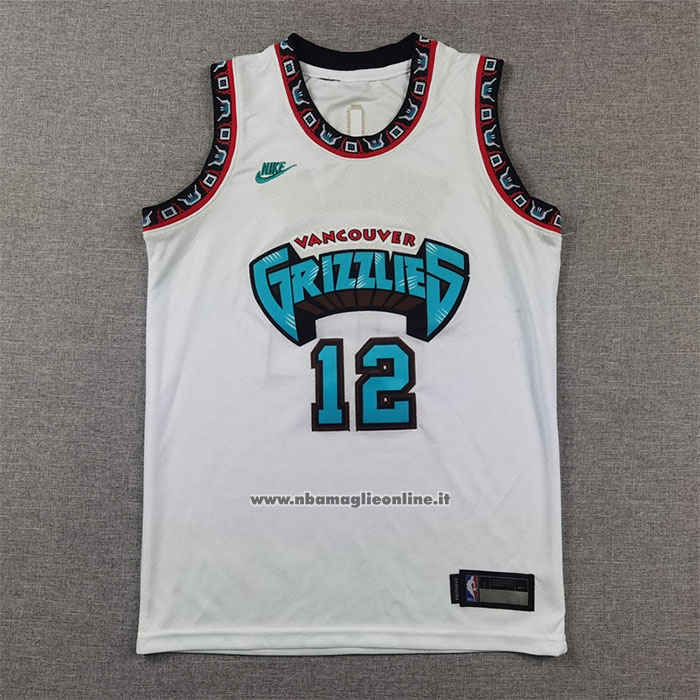 Maglia Bambino Memphis Grizzlies Ja Morant #12 Classic 2024-25 Bianco